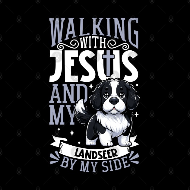 Jesus and dog - Landseer by Modern Medieval Design