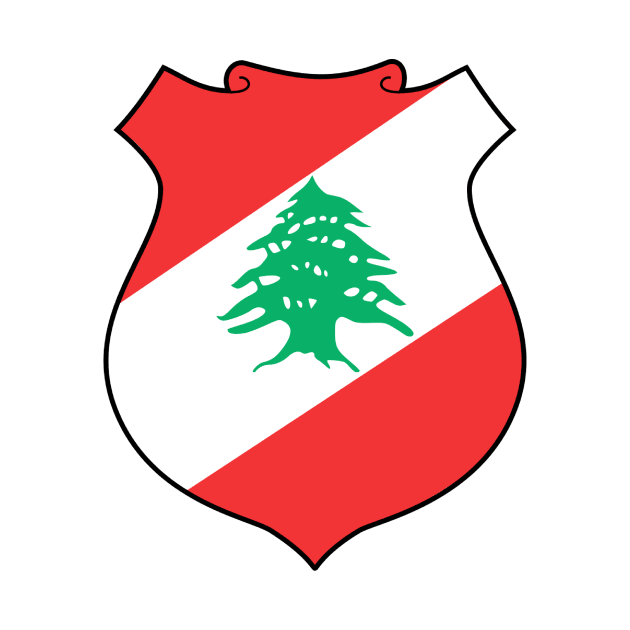 Coat of arms of Lebanon by Wickedcartoons