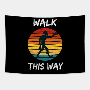 Walk This Way Zombie Tapestry