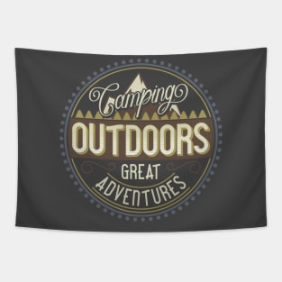 Camping Lifestyle Tapestry