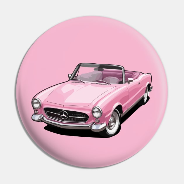 Pink Classic Barbie Car Pin by VENZ0LIC