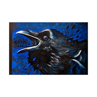 Crow Graffiti Street Art Camden Town London T-Shirt