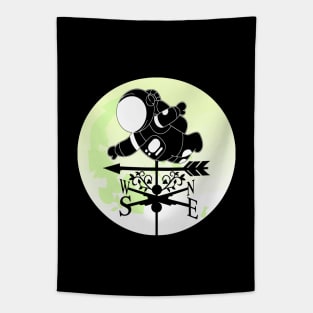 Spaceman Weathervane Tapestry