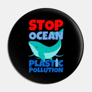 Stop Ocean Plastic Pollution Pin