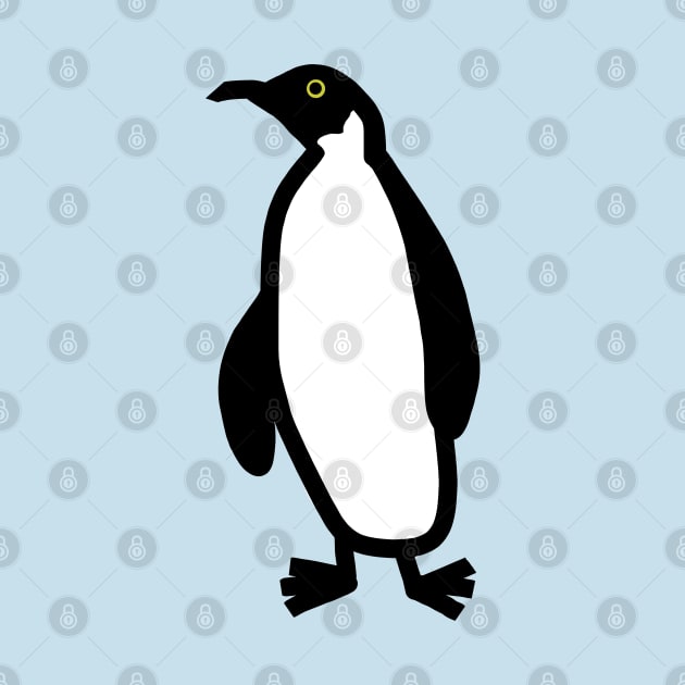 Cute Animals Penguin Doodle by ellenhenryart