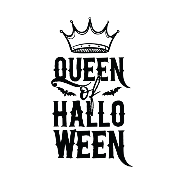 Queen of Halloween - Halloween Royalty - Halloween Shirt by BKFMerch