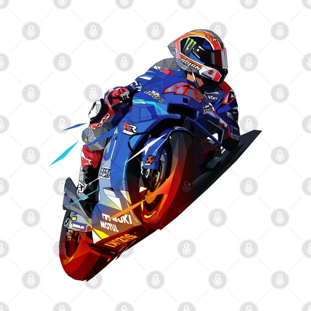 Alex Rins Low Poly by pxl_g