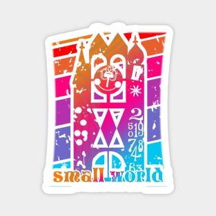 Small World One-Sided T-Shirt Magnet