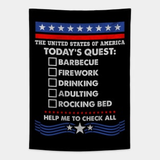 Today's Quest | 4th Of July Tapestry