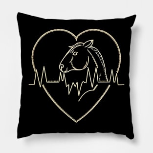 Horse Heartbeat Pillow