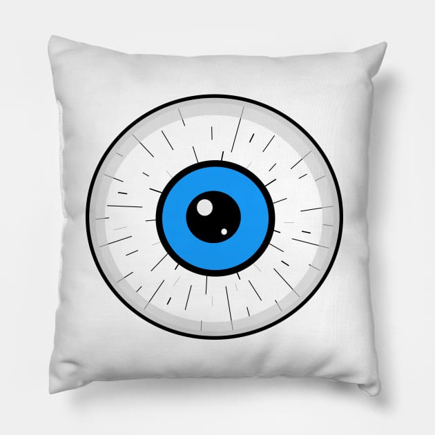 Blue Eye Pillow by SartorisArt1