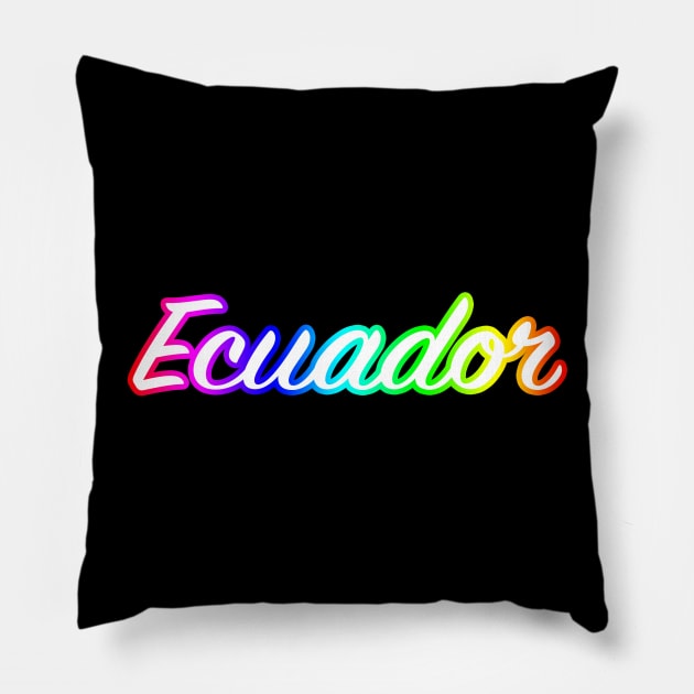 Ecuador Pillow by lenn