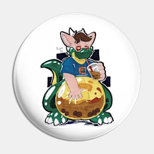 Bubble dragon Pin