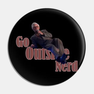 Go Outside Nerd Pin