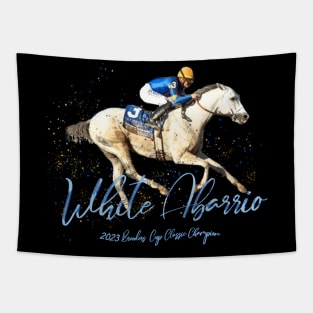 White Abarrio wins the 2023 Breeders' Cup Classic Tapestry