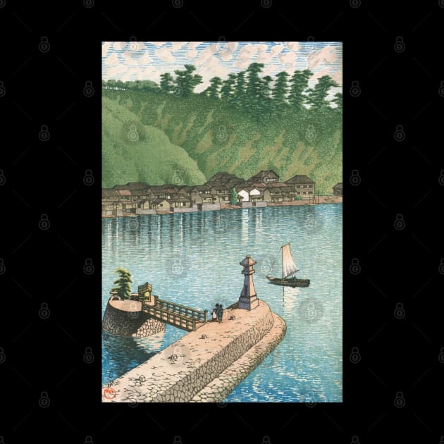 Mihogaseki in Izumo by Kawase Hasui by Takeda_Art