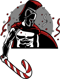 festive Spartan warrior Magnet