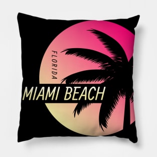 Miami Beach Summer Pillow