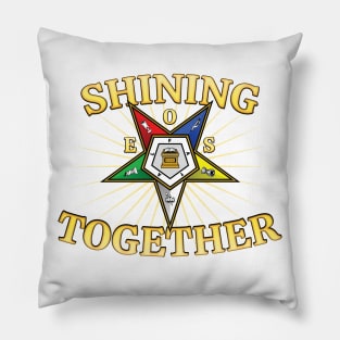 OES Shining Together Order Of The Eastern Star Pillow