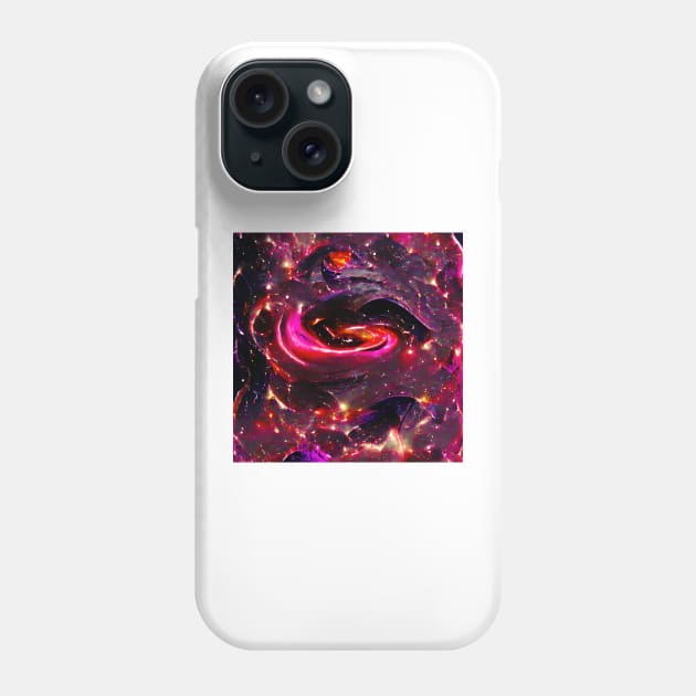 Neon Nebula Phone Case by Mihadom