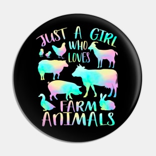 Just a girl who loves farm animals Pin