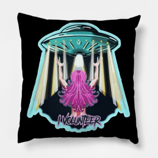 Beam me up, I volunteer Pillow