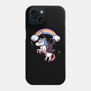 Death Riding Unicorn Rainbow Edition Phone Case