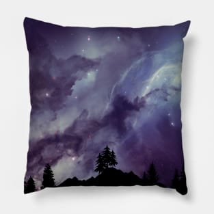 Starry Landscape Pillow