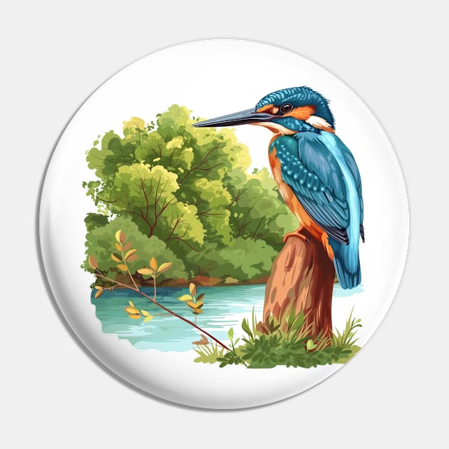 Kingfisher Pin by zooleisurelife