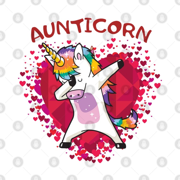 Aunticorn Love Gift by StylishPrinting