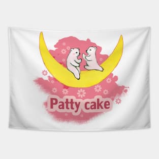 Patty Cake Polar Bears Tapestry