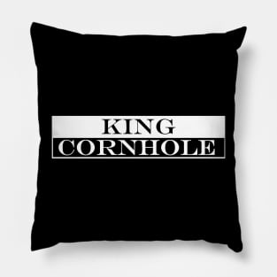 king cornhole Pillow