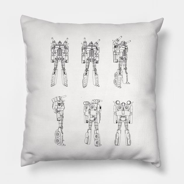 Robote Pillow by Wanda City