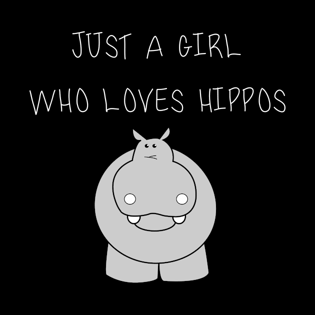 Just a girl who loves Hippopotamus by nZDesign