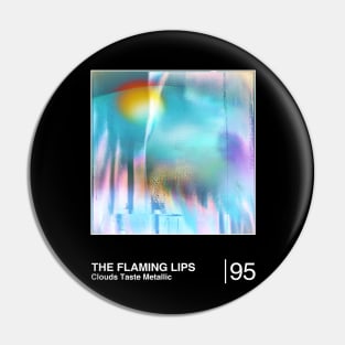 The Flaming Lips / Minimalist Style Graphic Design Pin