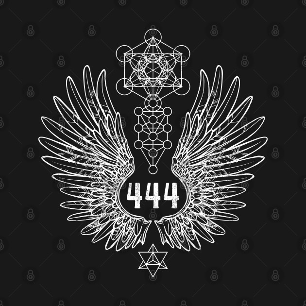 Discover Angel Number 444 Sacred Geometry - Numerology - T-Shirt