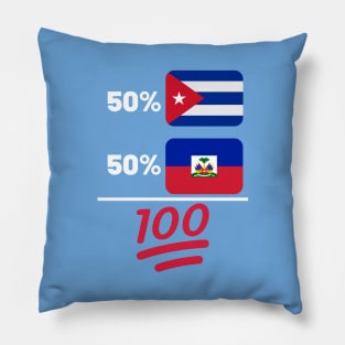 Cuban Plus Haitian Mix Heritage Pillow