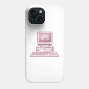 I STAND WITH THE WRITERS Phone Case