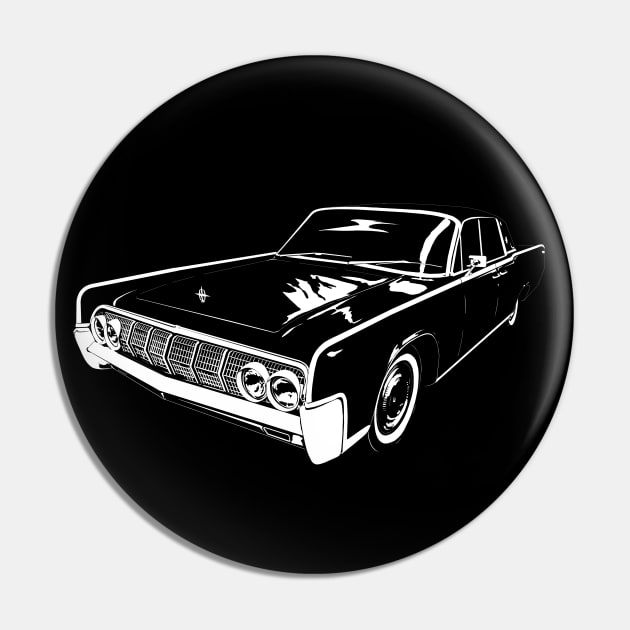 1964 Lincoln Pin by GrizzlyVisionStudio