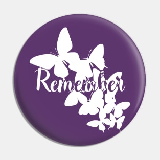 Remember Alzheimer's A Remember For Those Who Cannot Alzheimer's Awareness Dementia wareness Pin