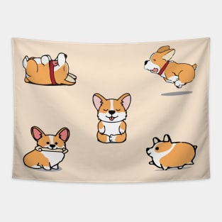 corgi puppies Tapestry