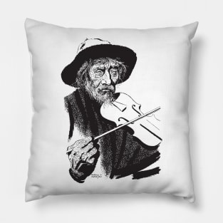 Gaucho Violinist by PPereyra Pillow