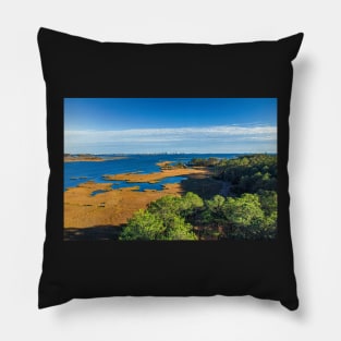 Ocean City on the Horizon Pillow