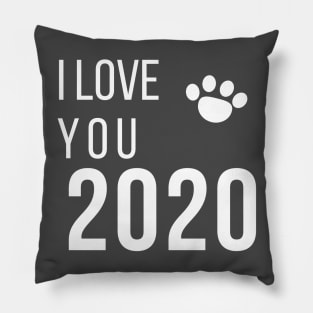happy new year 2020, cats and dogs lovers Pillow