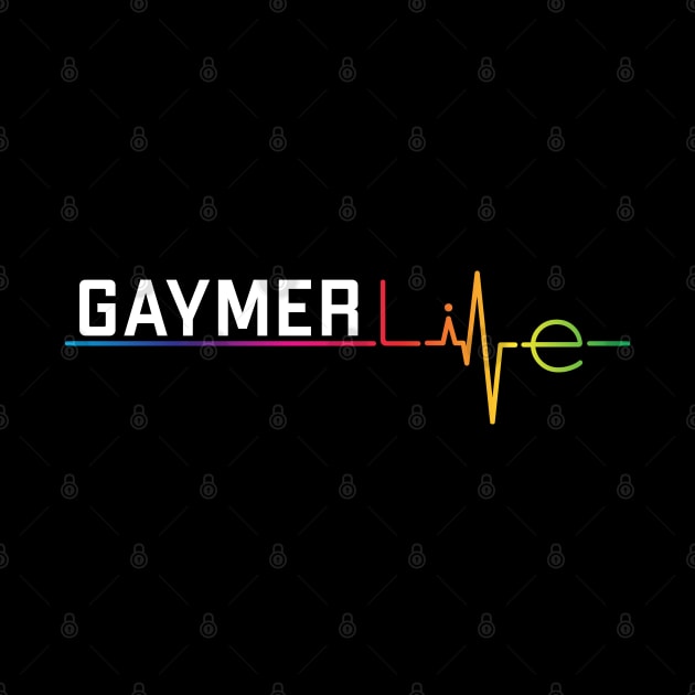 Gaymer life Gaymer Girl / Boy Gamer Gayming Gay Pride Heartbeat by stuffbyjlim