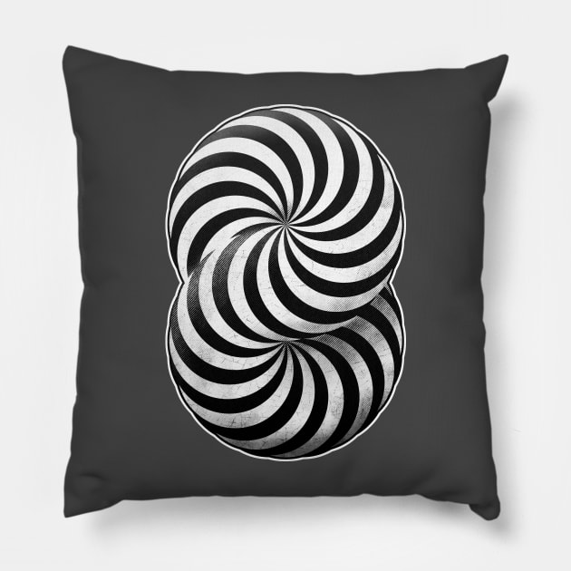 IMPOSSIBLE VORTEX Pillow by Aries Custom Graphics