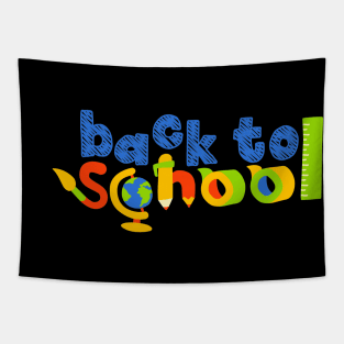 Preppy school supplies Tapestry