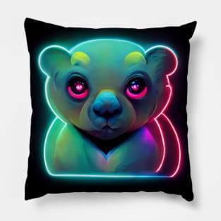 Neon Koala Bear Pillow