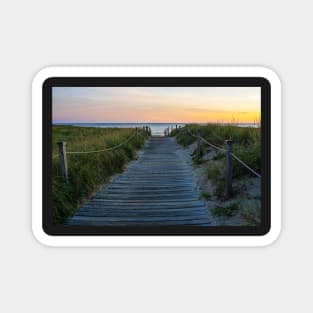 Sunrise on Scusset Beach State Reservation Sagamore MA Cape Cod Magnet