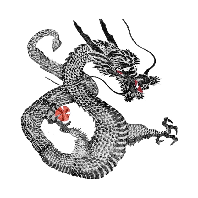 Japanese Dragon by JimBobDesign